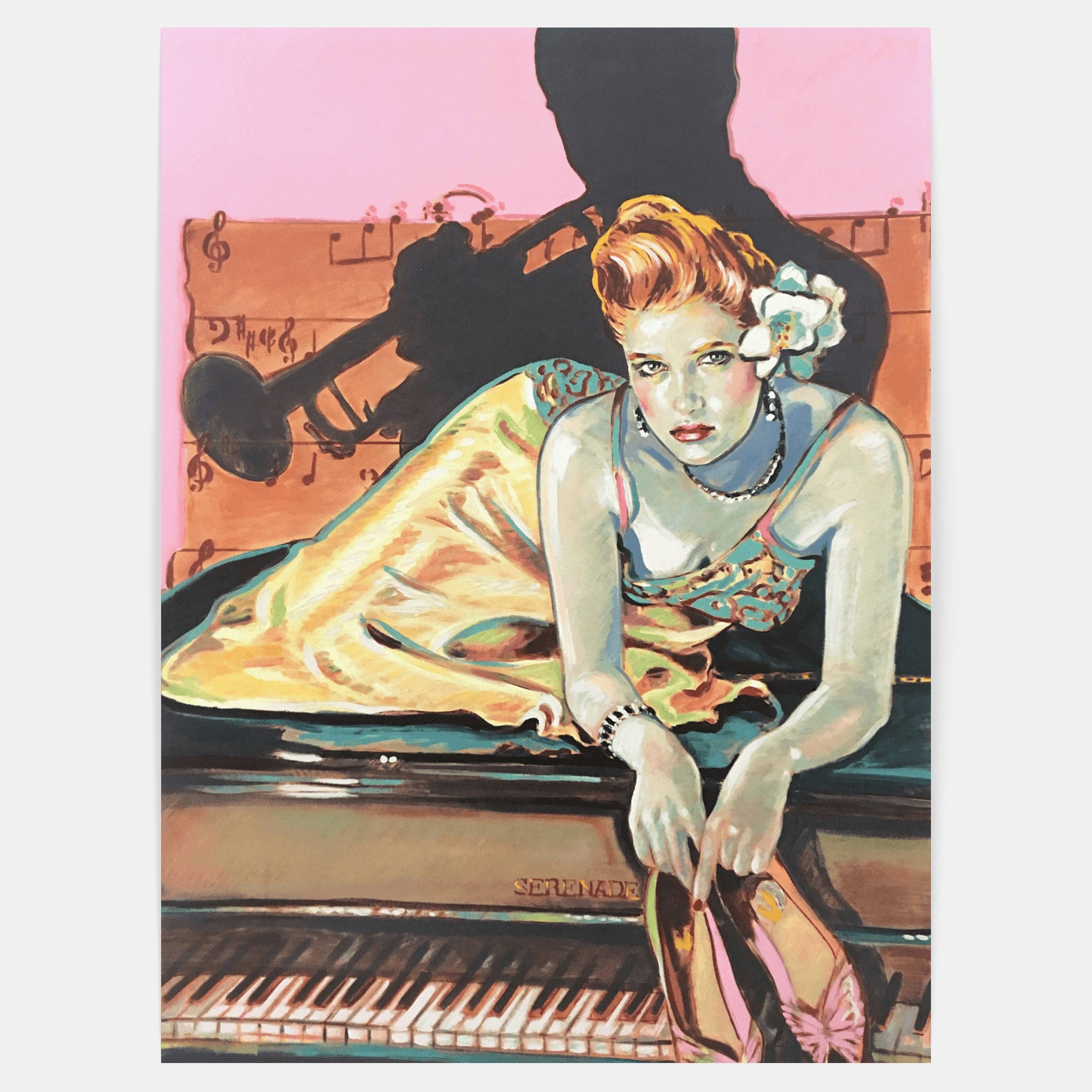 Colleen Ross Fine Art Gallery Limited Edition Serigraph Just For You, 1988