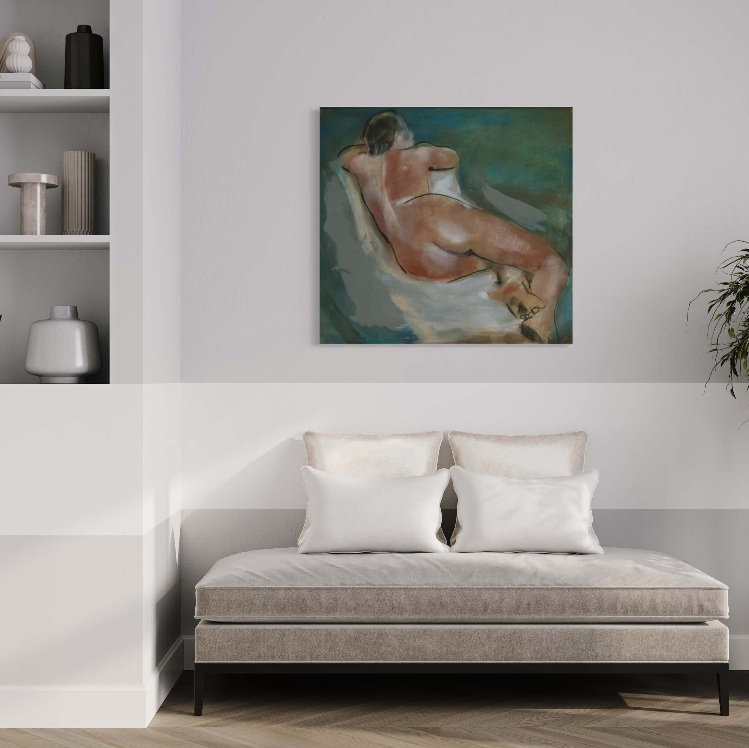Colleen Ross Fine Art Gallery Paintings Studio Nude VI