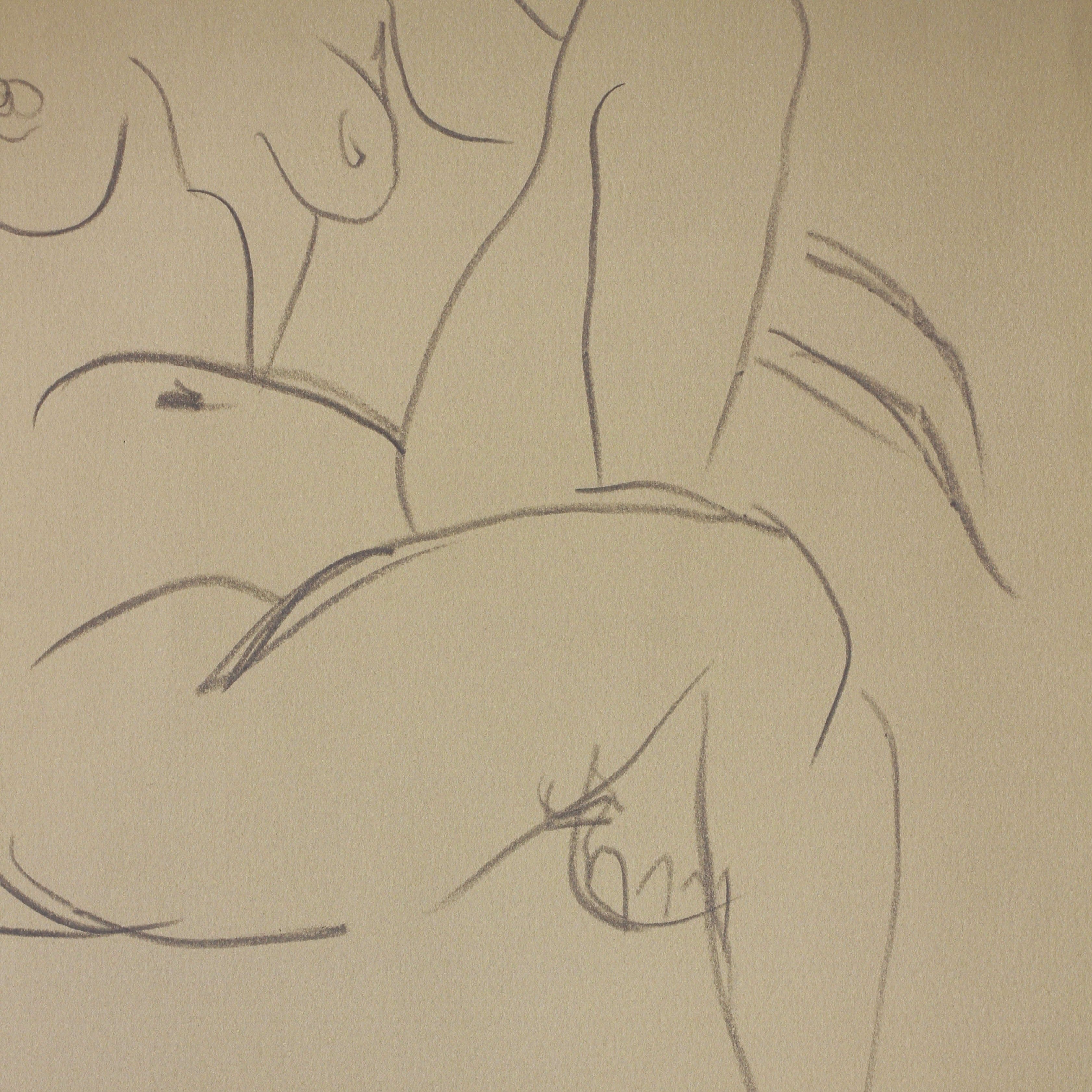 Colleen Ross Fine Art Gallery Works On Paper Matisse Inspired Nude