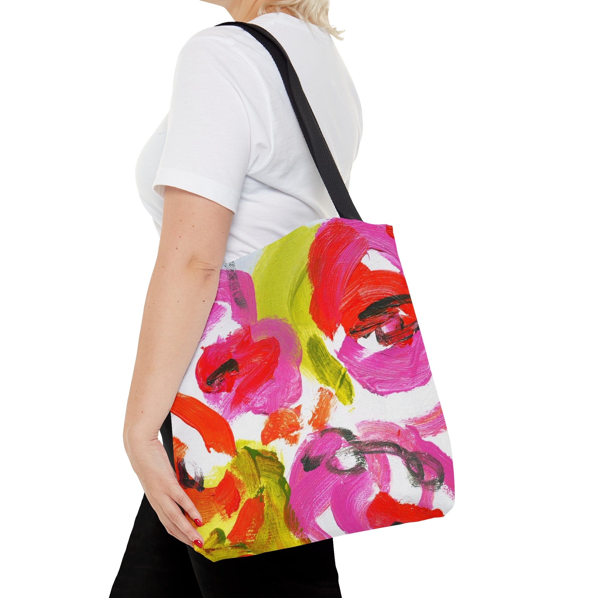 Printify Bags Flower Pop Tote Bag