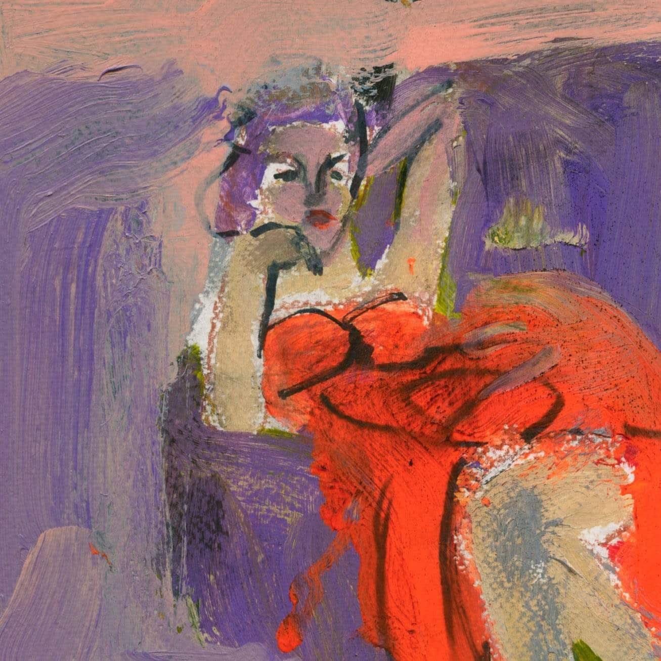 Colleen Ross Fine Art Gallery Works On Paper Women In A Room Study, 2021